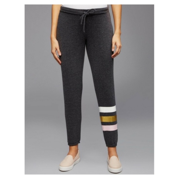 Chaser Pants - Chaser Gray Lightening Bolt Joggers / Sweatpants